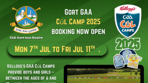 2025 Cúl Camp Booking Now Open
